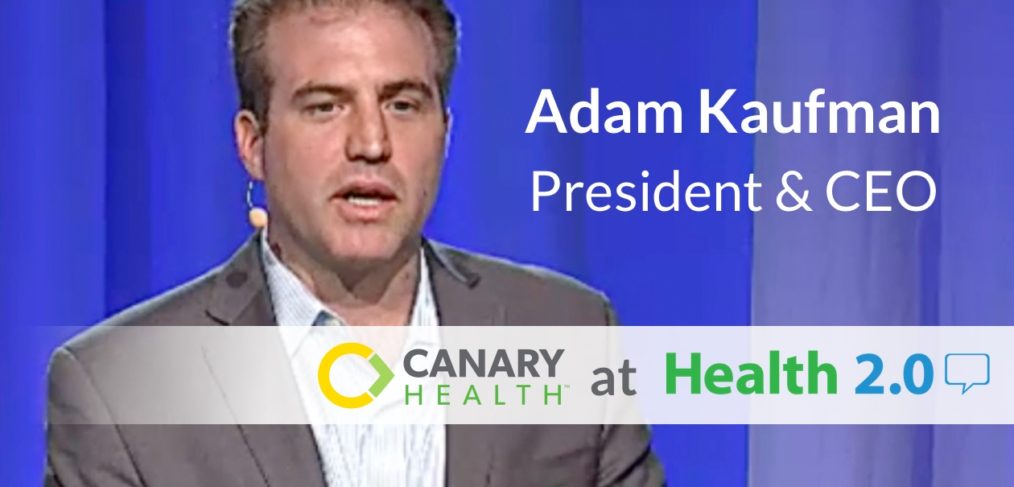 Adam Kaufman, CEO Canary Health, demos online Better Choices, Better Health self-management program